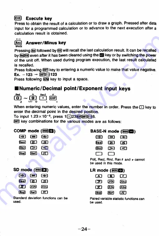 Casio FX-6300G Owner'S Manual Download Page 26