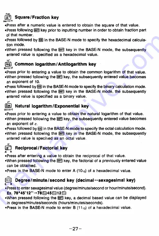 Casio FX-6300G Owner'S Manual Download Page 29