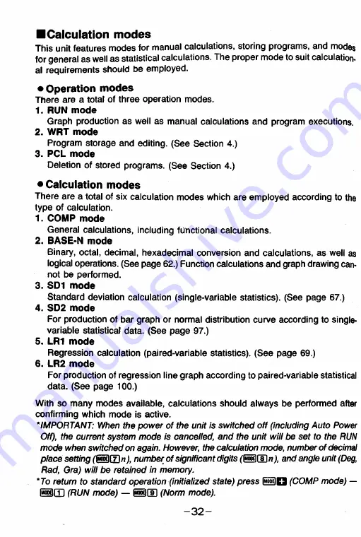 Casio FX-6300G Owner'S Manual Download Page 34