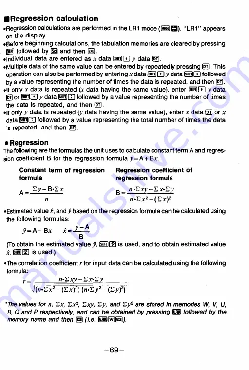 Casio FX-6300G Owner'S Manual Download Page 70