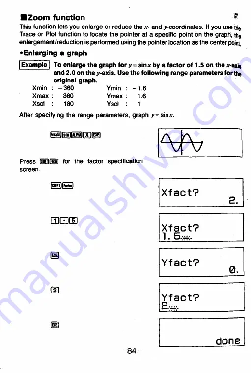 Casio FX-6300G Owner'S Manual Download Page 84