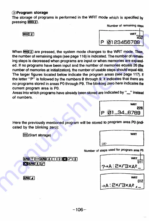 Casio FX-6300G Owner'S Manual Download Page 105