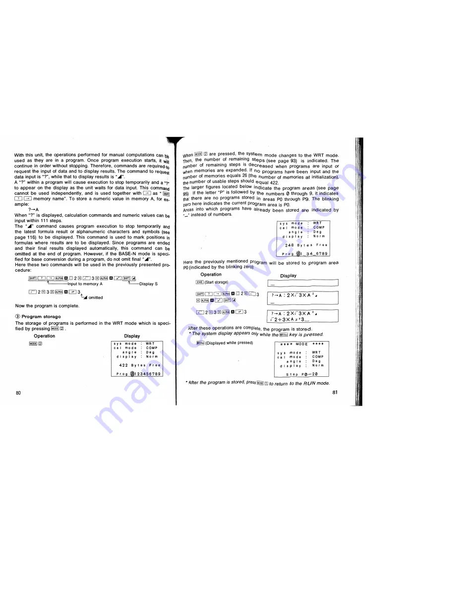 Casio fx-7000GA Owner'S Manual Download Page 45