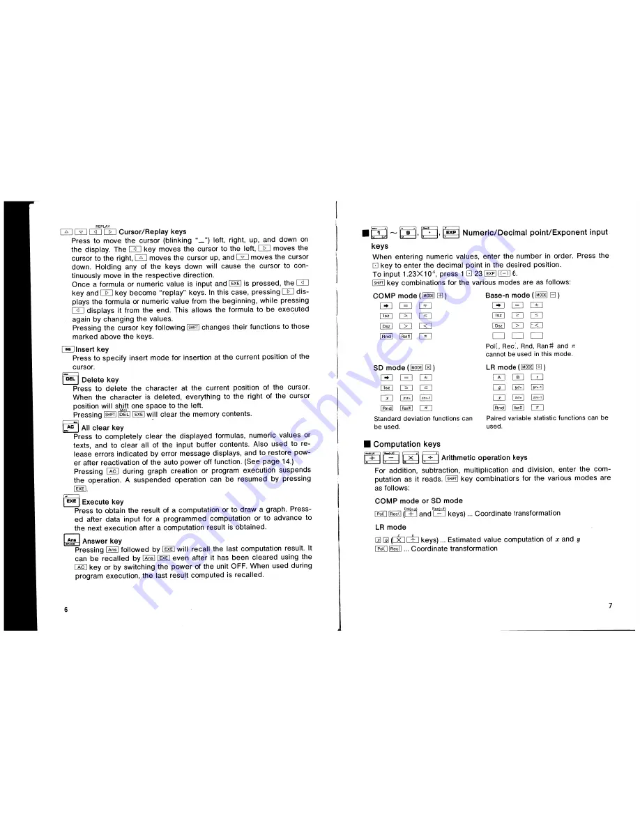 Casio fx-7500G Owner'S Manual Download Page 9