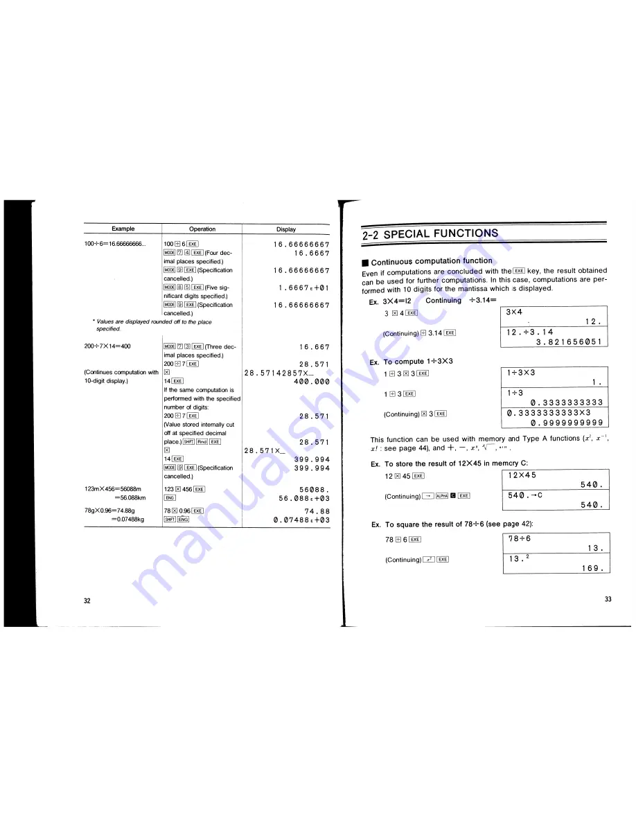 Casio fx-7500G Owner'S Manual Download Page 22