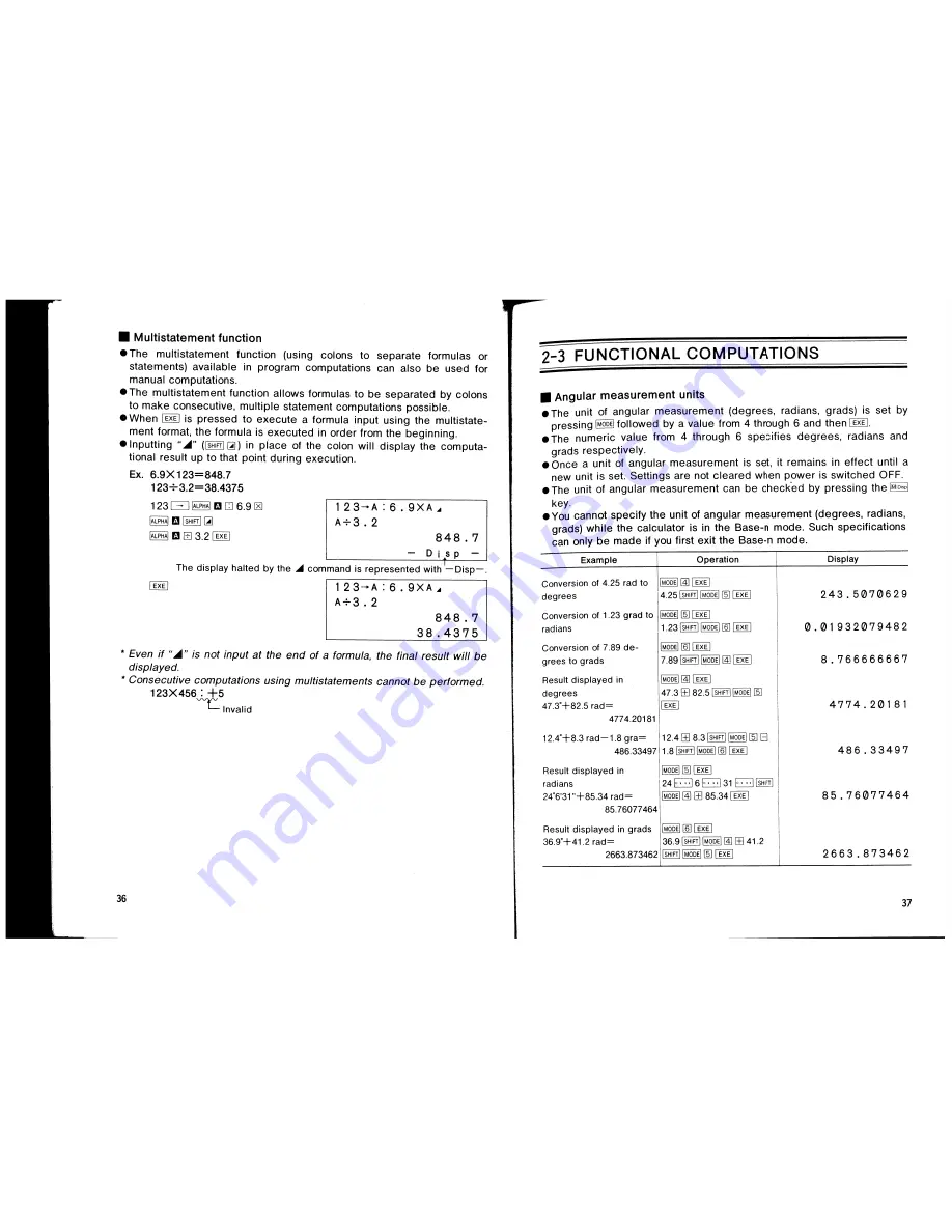 Casio fx-7500G Owner'S Manual Download Page 24