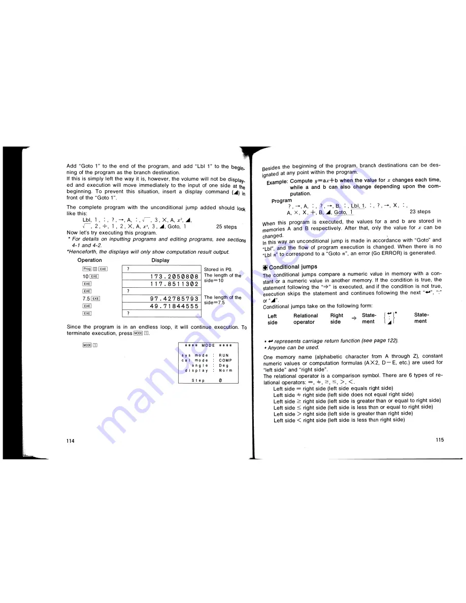 Casio fx-7500G Owner'S Manual Download Page 63