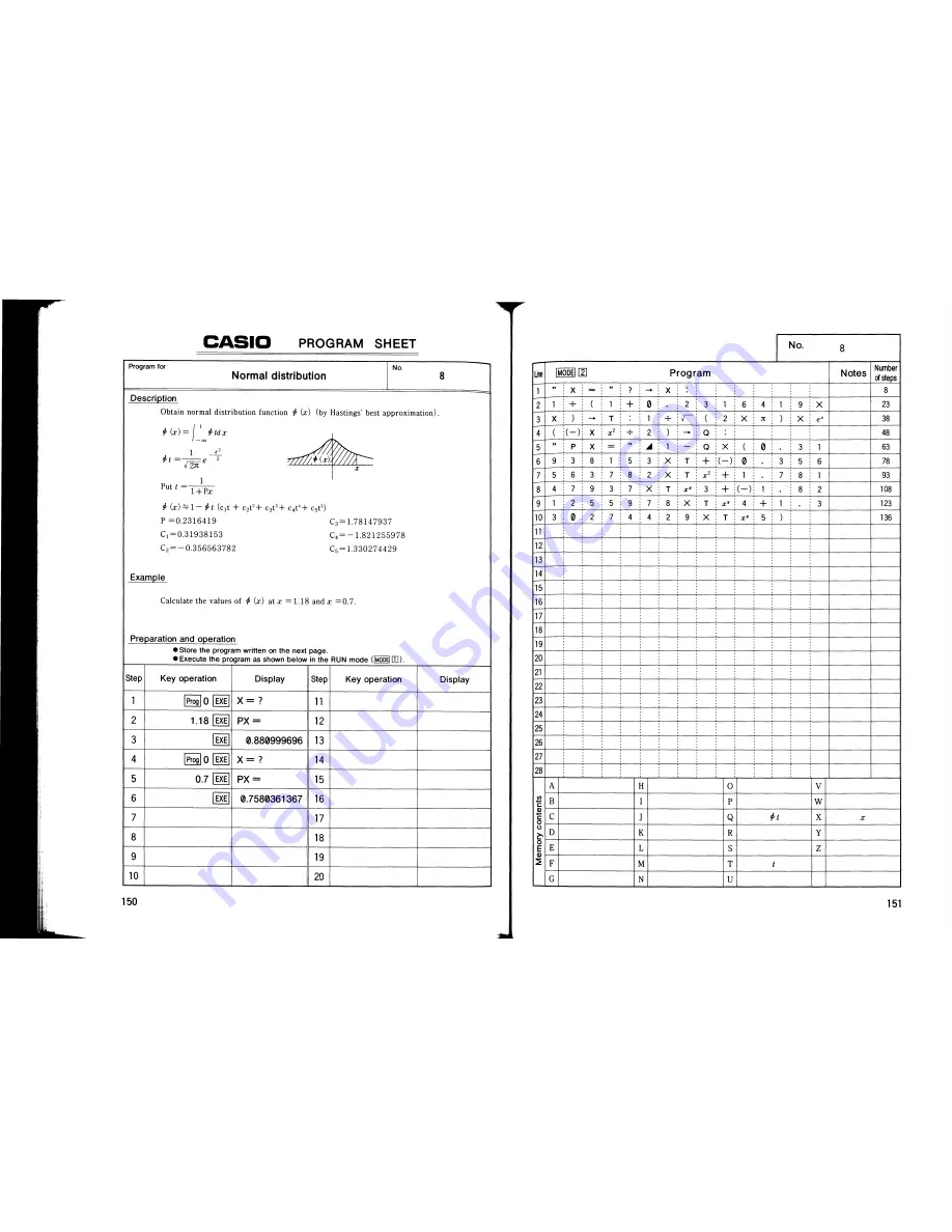 Casio fx-7500G Owner'S Manual Download Page 81