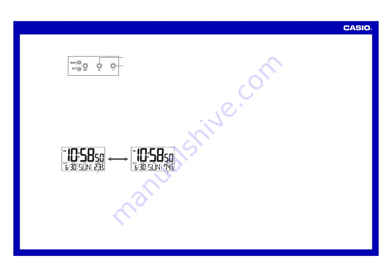 Casio ID-11S Operation Manual Download Page 3