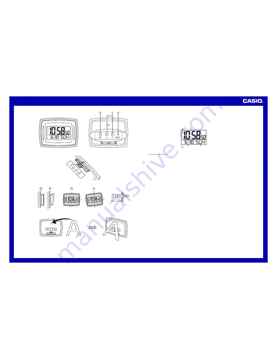 Casio ID-12 User Manual Download Page 1