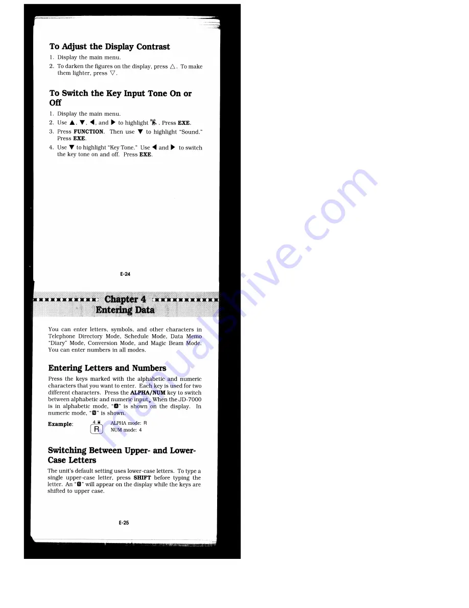 Casio JD-7000 Operation Manual Download Page 14