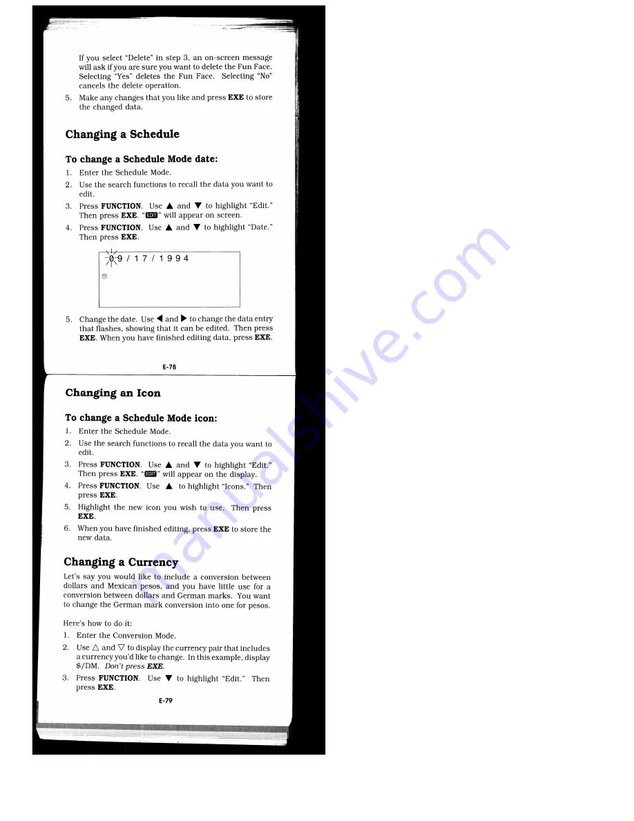 Casio JD-7000 Operation Manual Download Page 41