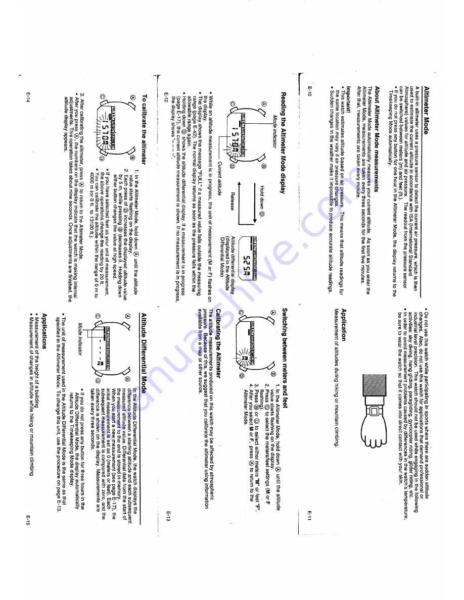 Casio QW-1318 User Manual Download Page 3