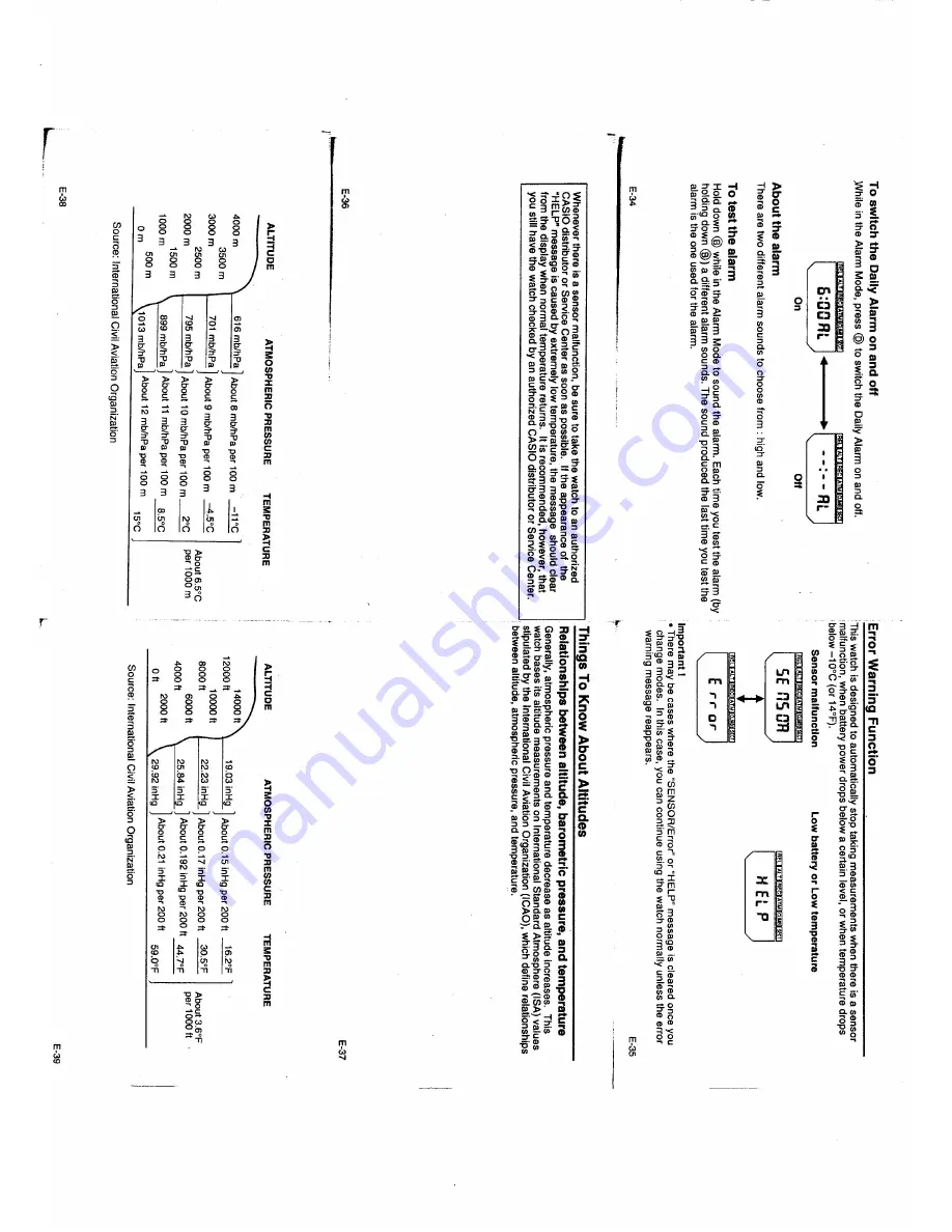 Casio QW-1318 User Manual Download Page 7