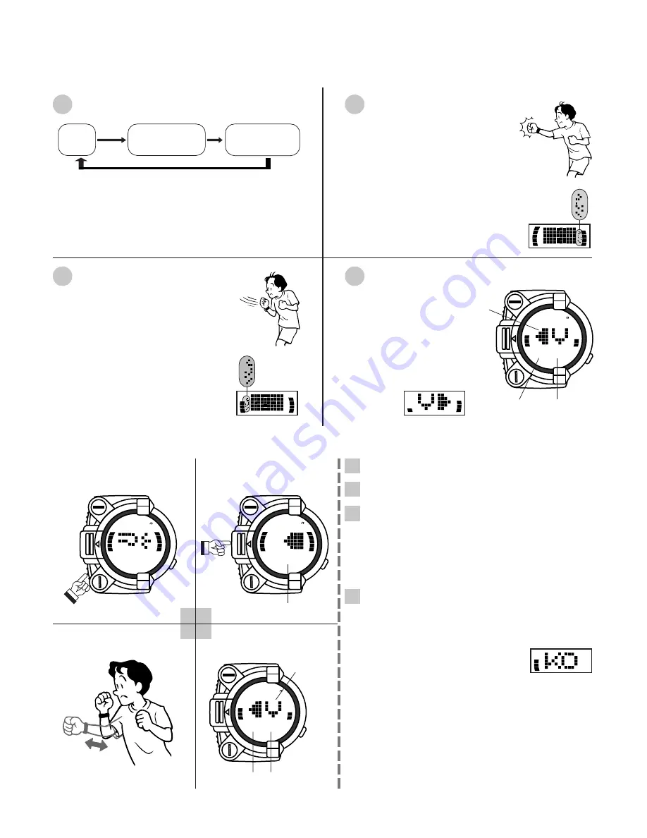 Casio QW-1456 Operation Chart Download Page 3