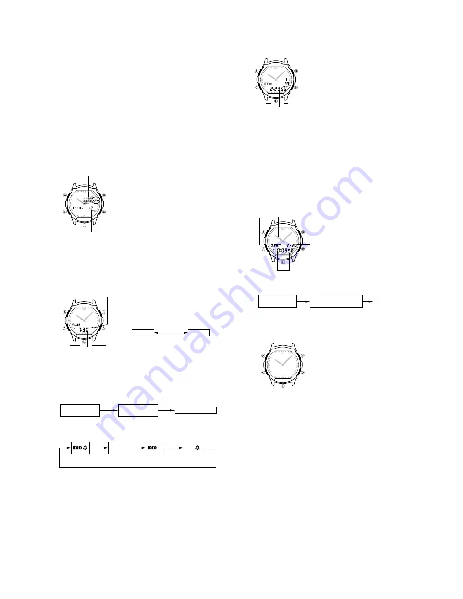 Casio QW-1758 Service Manual Download Page 4