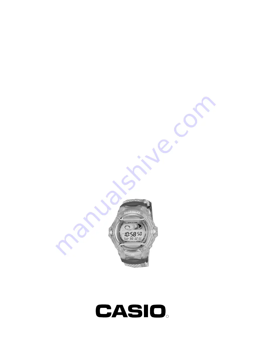 Casio QW-2516 Service Manual Download Page 1