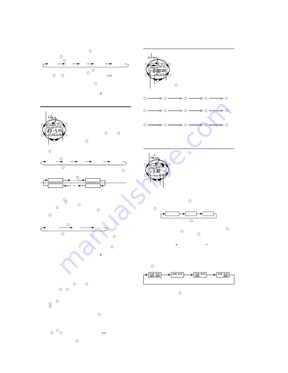 Casio QW-2516 Service Manual Download Page 4