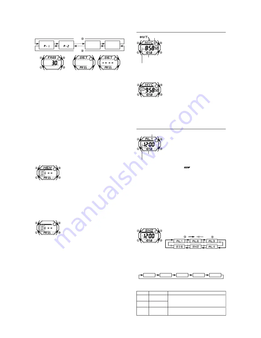 Casio QW-2957 Service Manual And Parts List Download Page 5