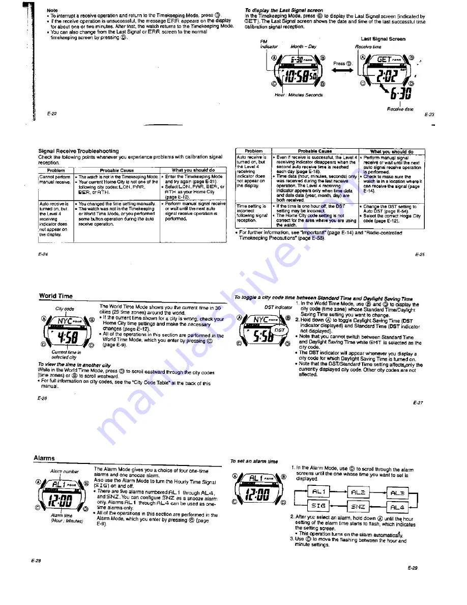 Casio QW-2972 Manual Download Page 4