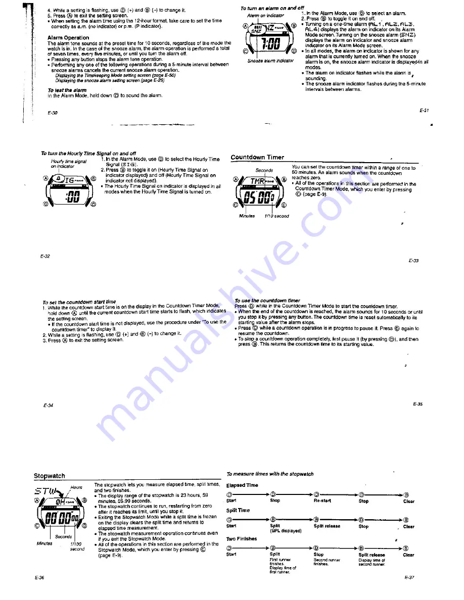 Casio QW-2972 Manual Download Page 5