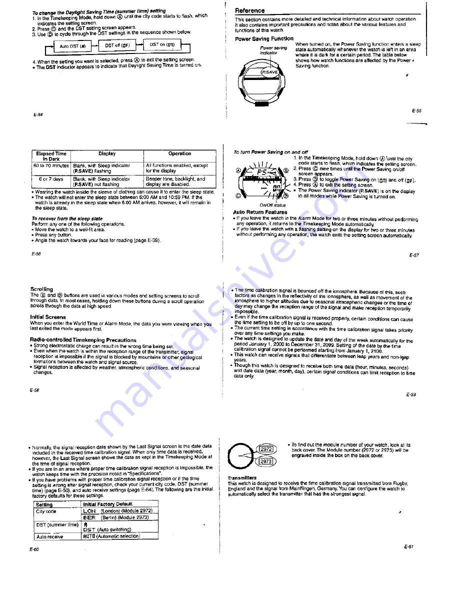 Casio QW-2972 Manual Download Page 8