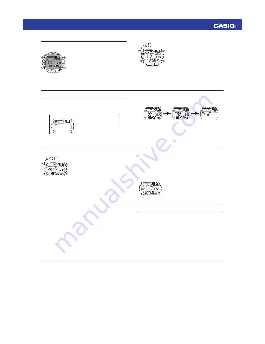 Casio QW-3210 User Manual Download Page 7