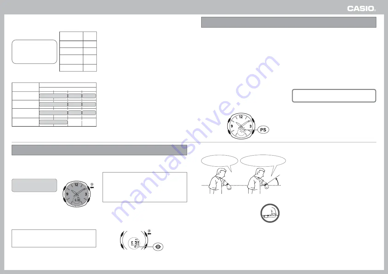 Casio QW-3329 Operation Manual Download Page 2