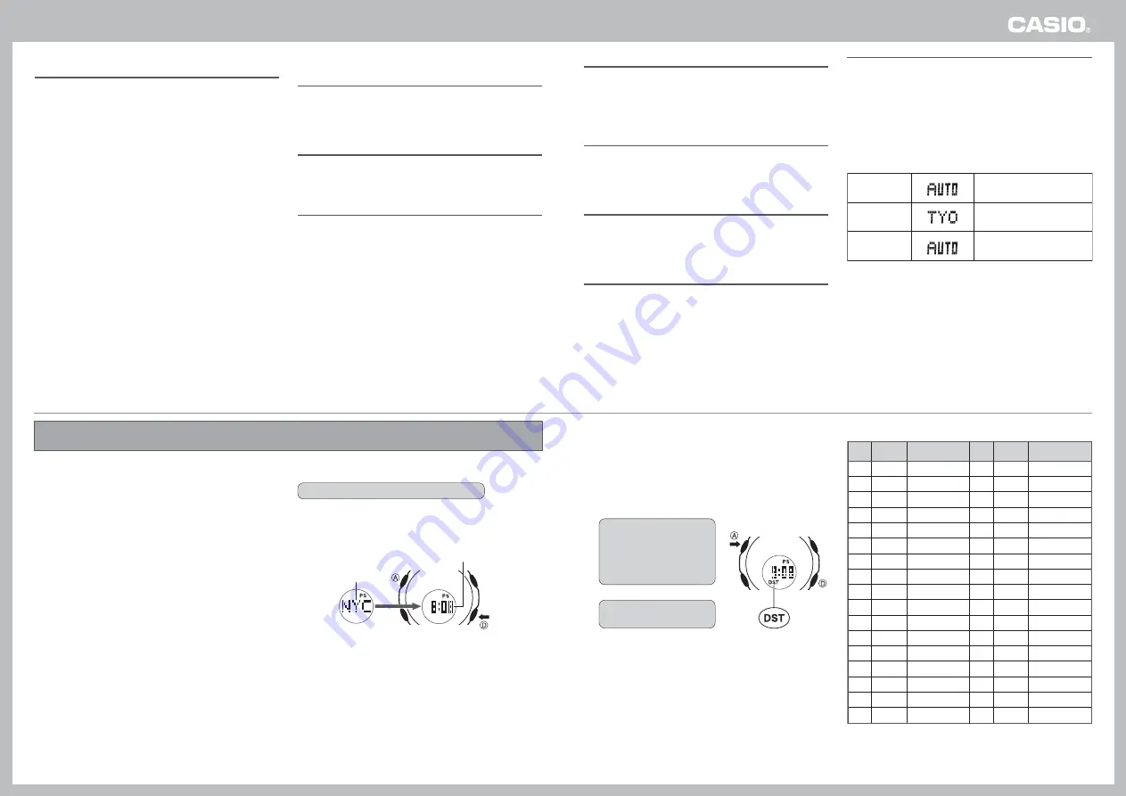 Casio QW-3329 Operation Manual Download Page 5