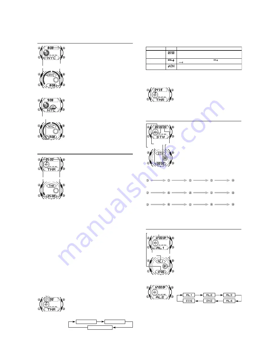 Casio QW-4314 Service Manual Download Page 5