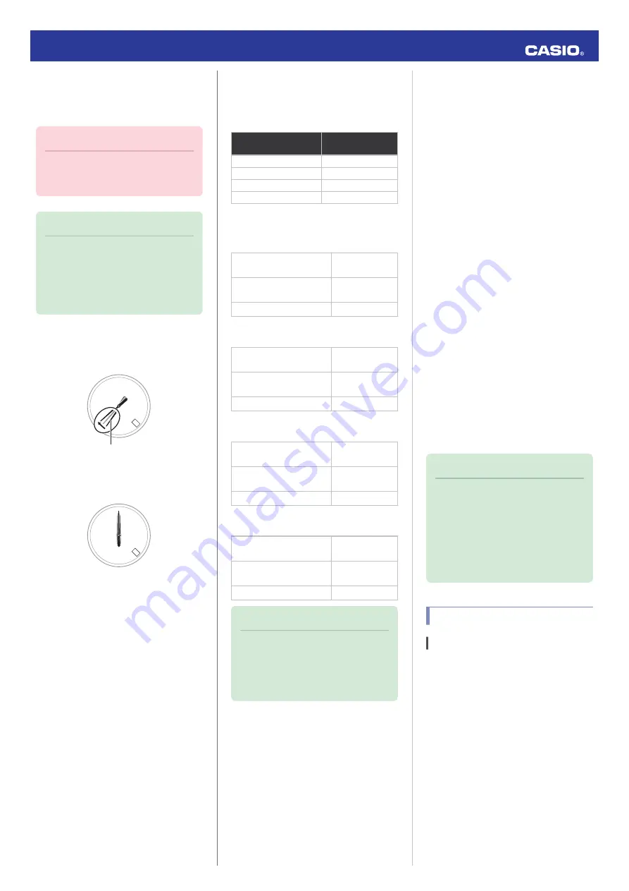 Casio QW 5513 Operation Manual Download Page 5