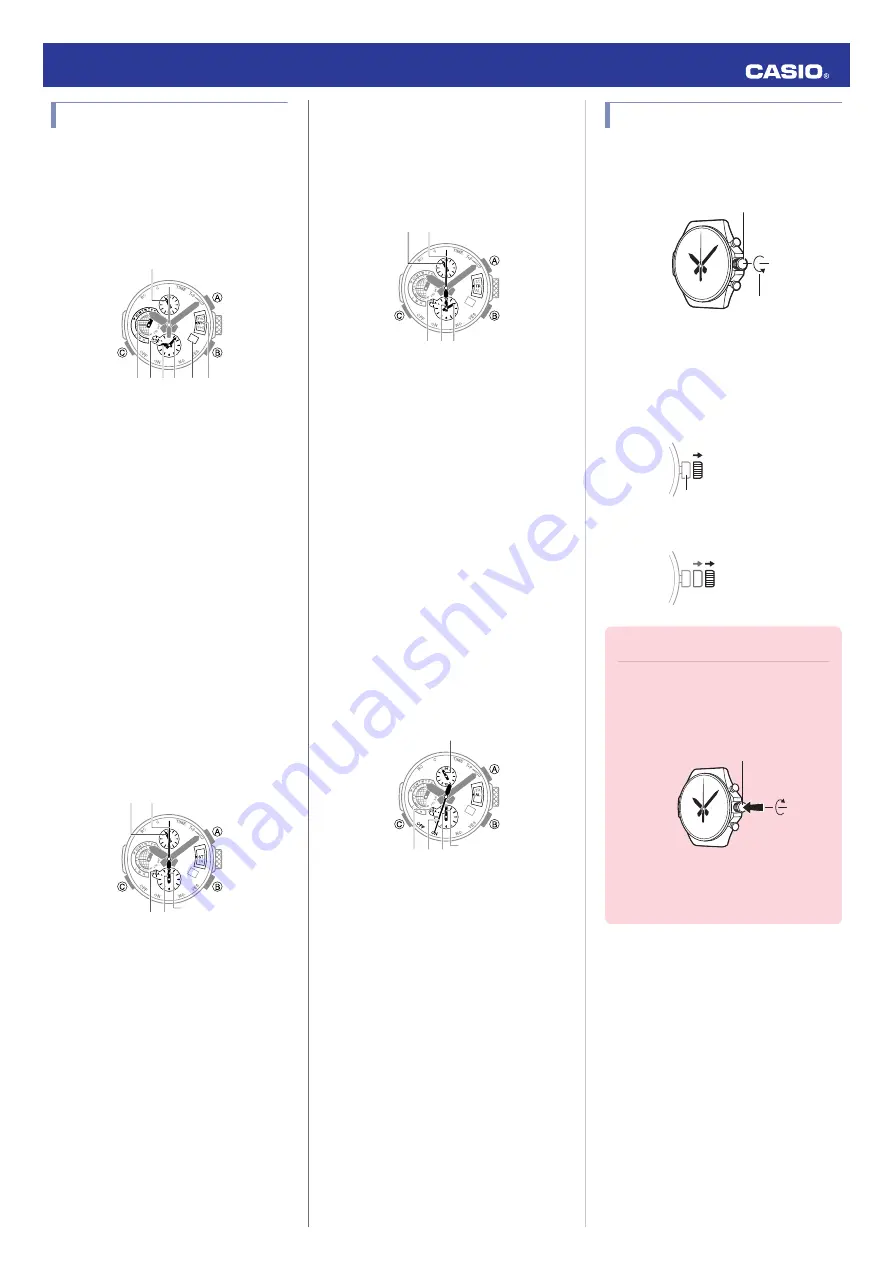 Casio QW 5531 Operation Manual Download Page 3