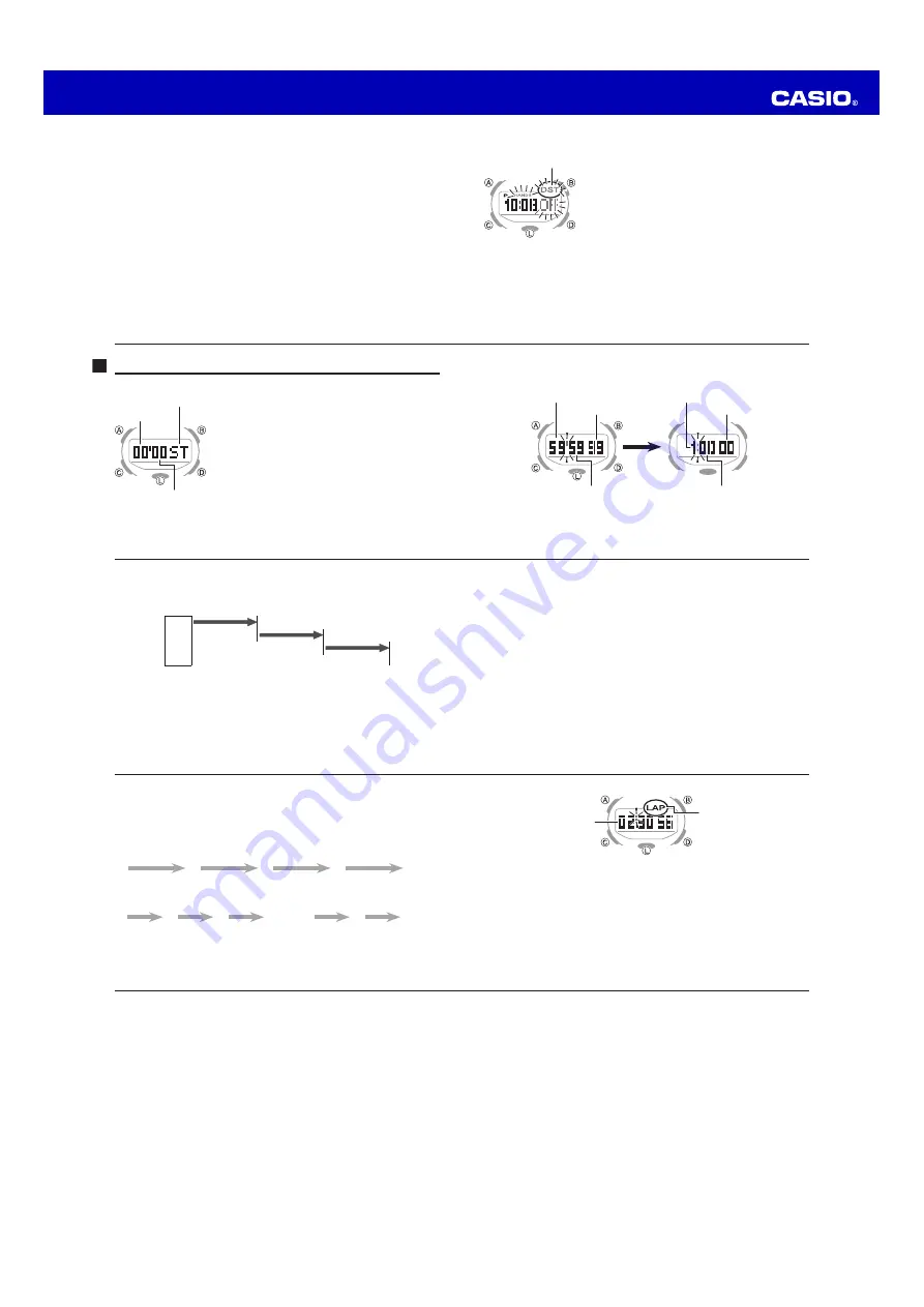 Casio QW 5535 Operation Manual Download Page 3