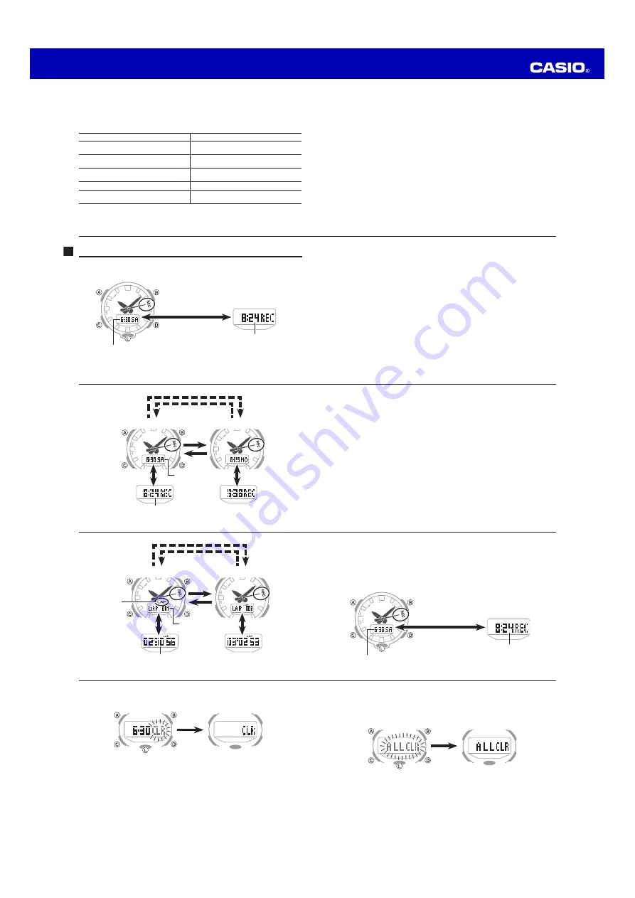 Casio QW 5535 Operation Manual Download Page 4