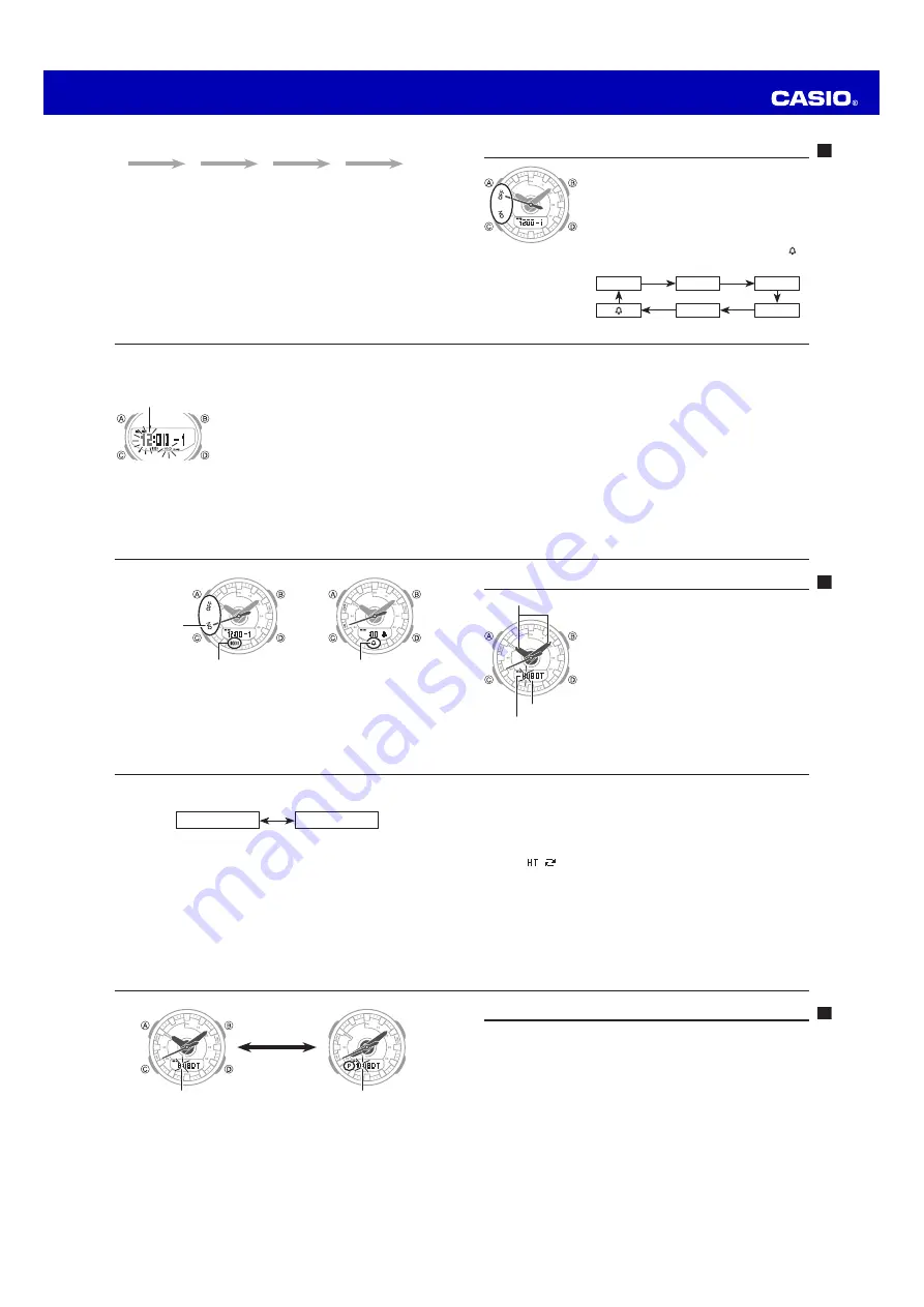 Casio QW 5540 Operation Manual Download Page 7