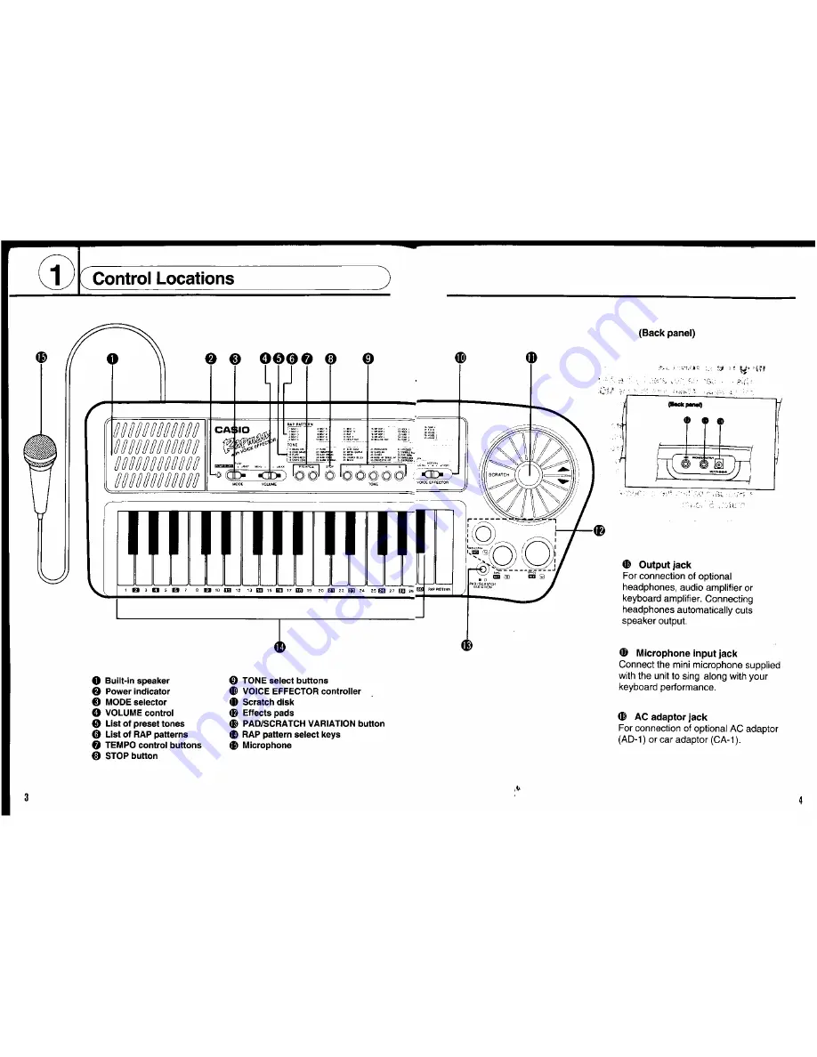 Casio RAP-1 Operation Manual Download Page 3