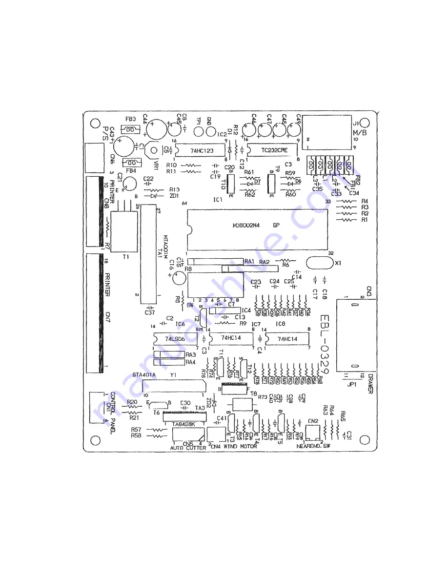 Casio SA-5000 Service Manual Download Page 54