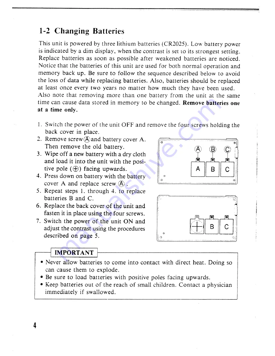 Casio SF-4000 Operation Manual Download Page 5