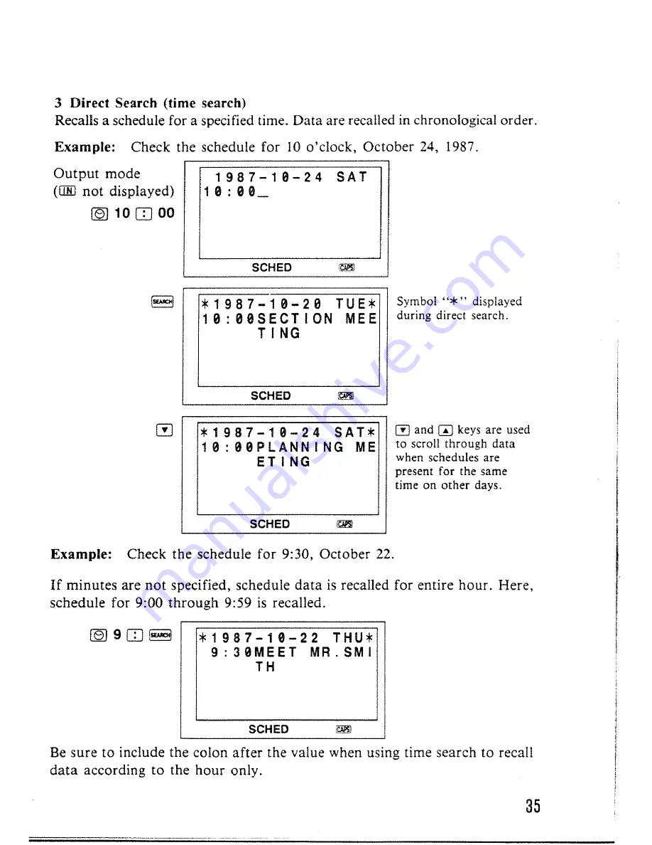 Casio SF-4000 Operation Manual Download Page 36