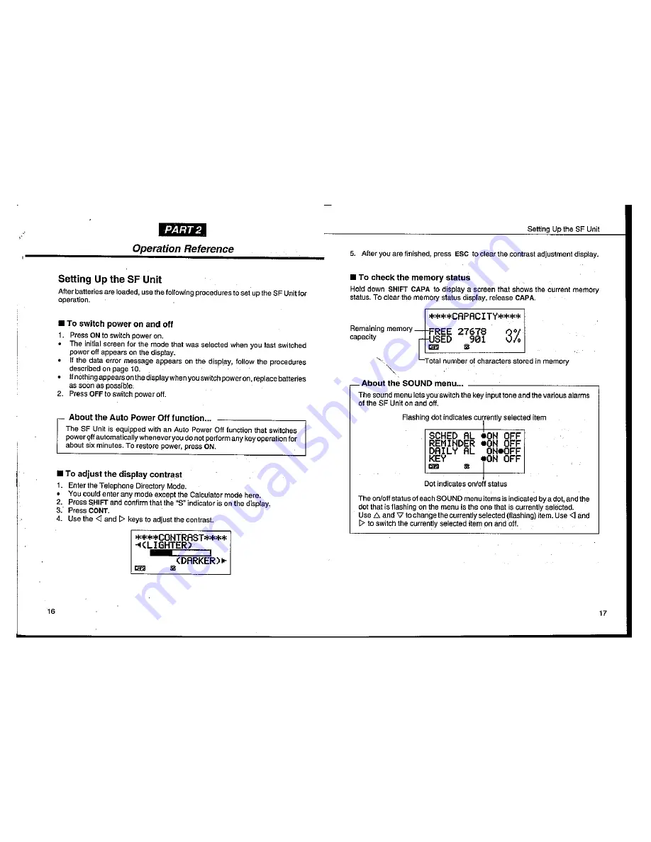 Casio SF-4300B Owner'S Manual Download Page 10