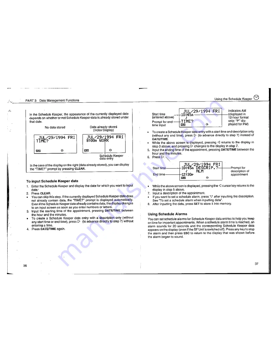 Casio SF-4300B Owner'S Manual Download Page 20