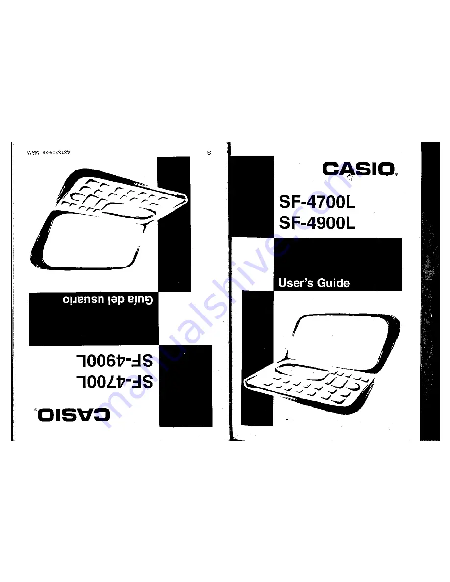 Casio SF-4700L Скачать руководство пользователя страница 1