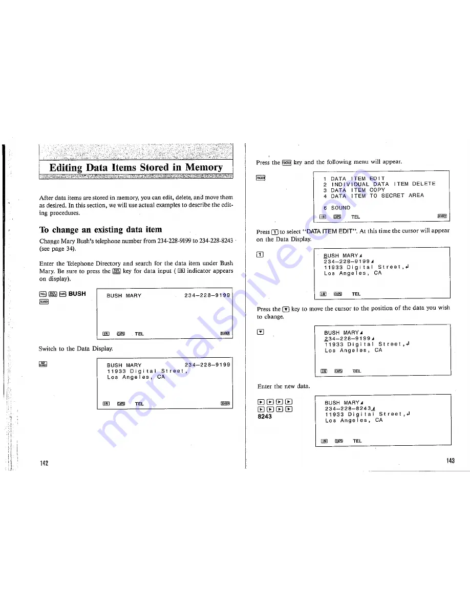 Casio SF-8000 Owner'S Manual Download Page 73