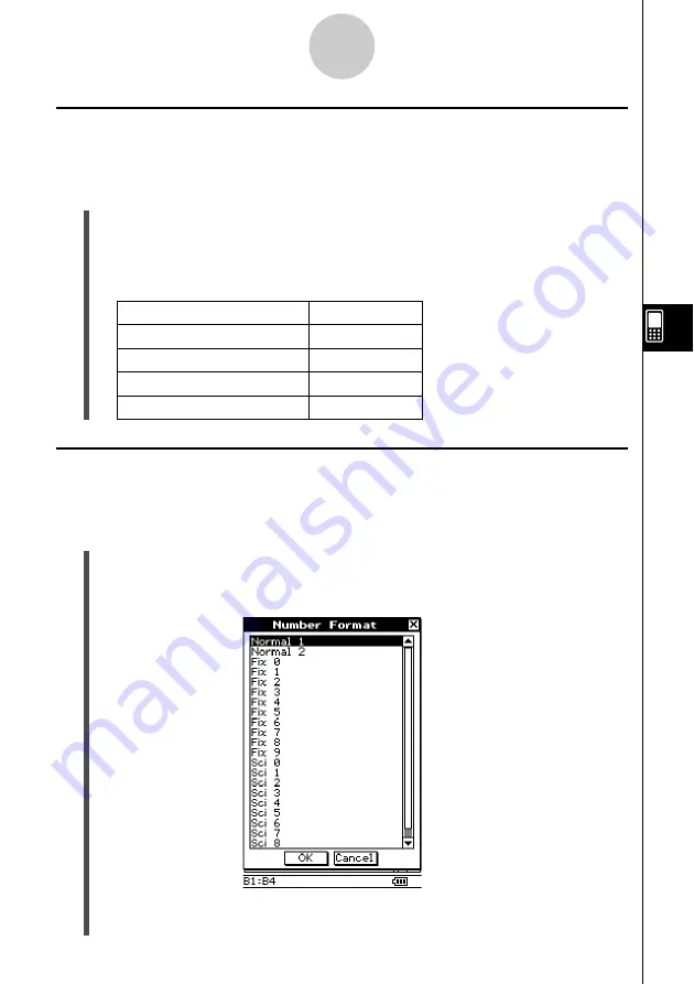 Casio Spreadsheet Application Скачать руководство пользователя страница 50