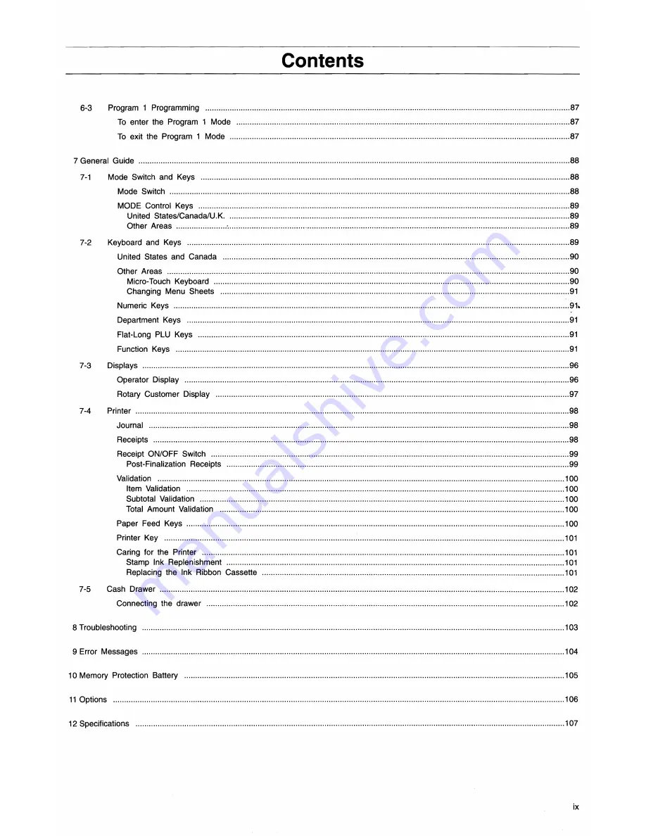 Casio TK-1300 Operation Manual Download Page 6