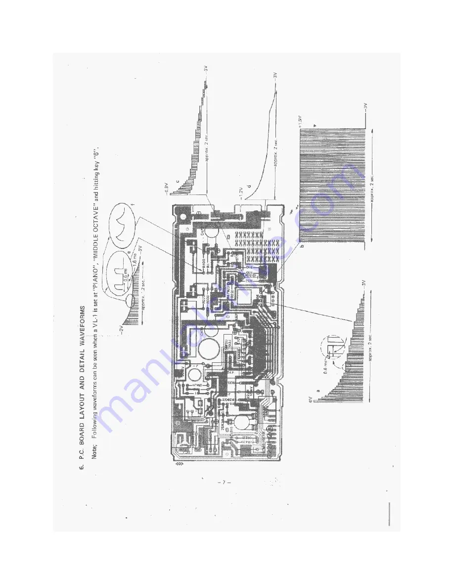 Casio VL-Tone VL-1 Service Manual Download Page 6