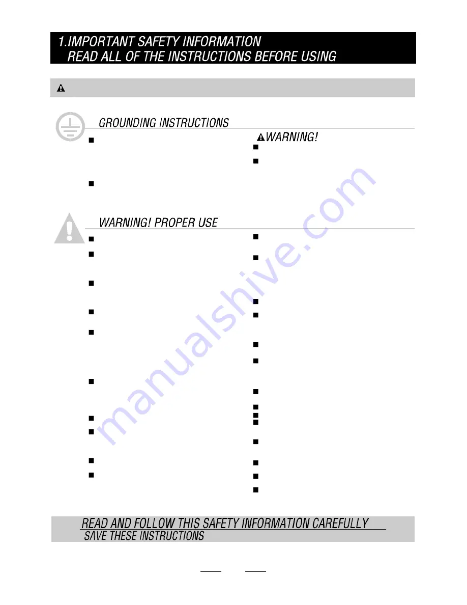 Cata DWIB60 Instruction Manual Download Page 4