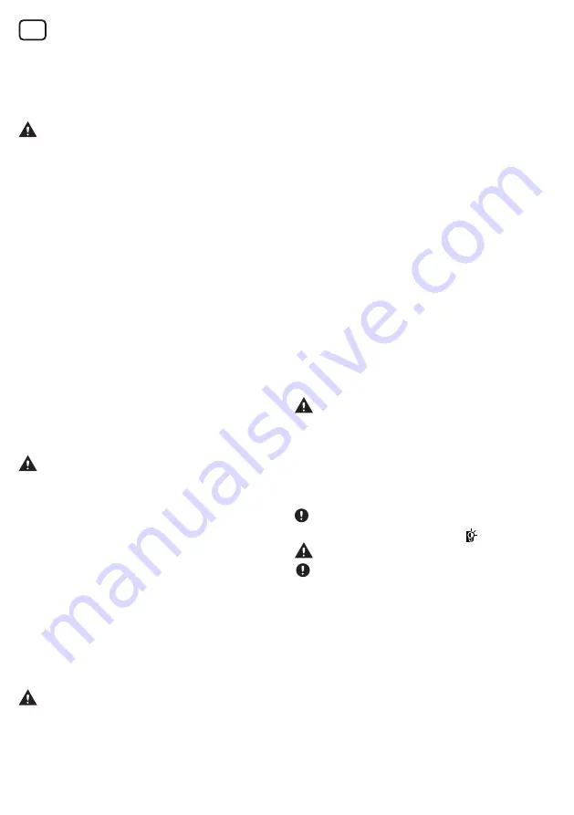 Cata TF 5250 GBK Instructions For Installation, Maintenance And Use Download Page 9