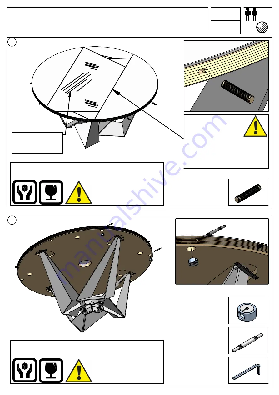 Cattelan Italia PLANER KER-WOOD Assembling Instructions Download Page 6