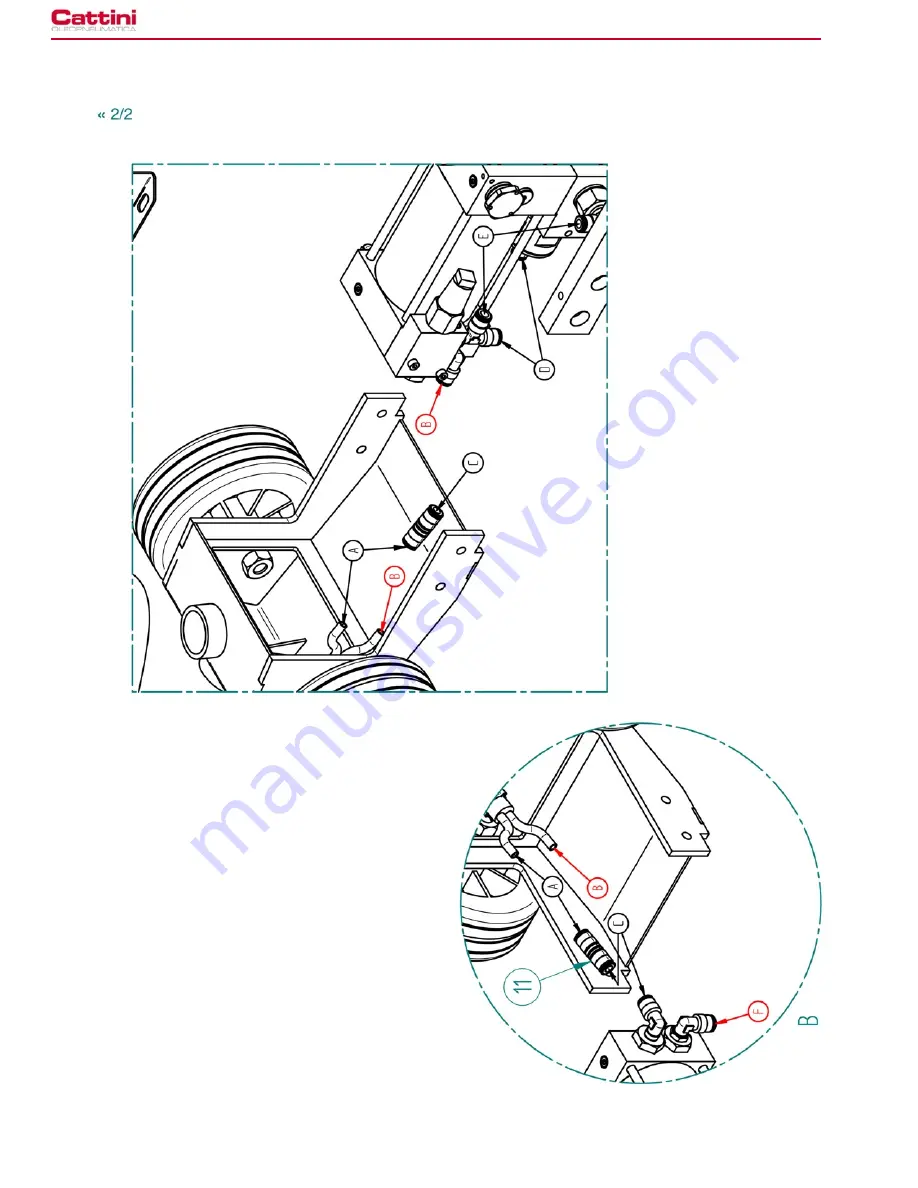 Cattini Oleopneumatica YAK 221/P Operating And Maintenance Manual Download Page 50